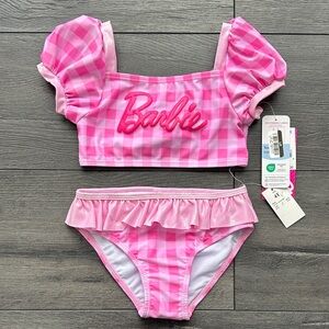 Barbie Pink Checkered Bikini with Ruffles